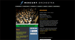 Desktop Screenshot of mercuryorchestra.org